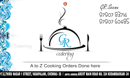 GR Catering - Catering Services in Vadapalani, Chennai