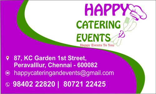 Happy Catering & Events - Catering Services in Perambur, Chennai