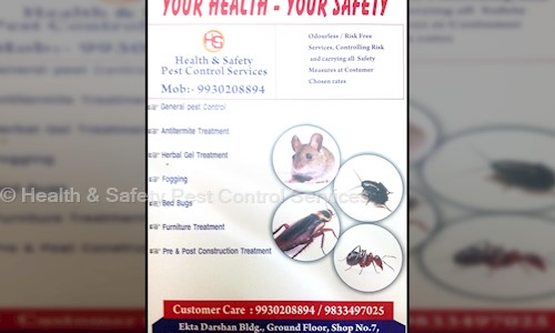 Health & Safety Pest Control Services - Pest Control in Dombivali East, Mumbai