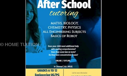 SRIDHARAN HOME TUITION - School Tuitions in Meenambakkam, Chennai