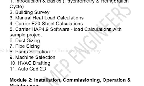 Ideal MEP Engineers Training Academy - Job Training in Pragathi Nagar, Hyderabad