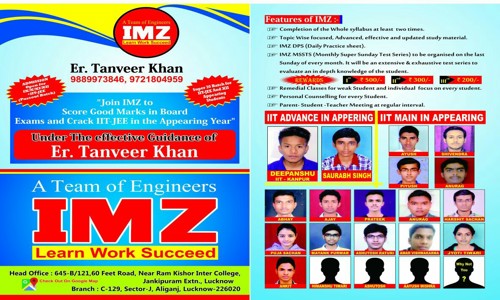IMZ - School Tuitions in Aliganj, Lucknow