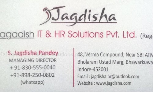 jagadish IT & HR solutions pvt ltd - Placement Consultancies in Bhanvarkuan, Indore
