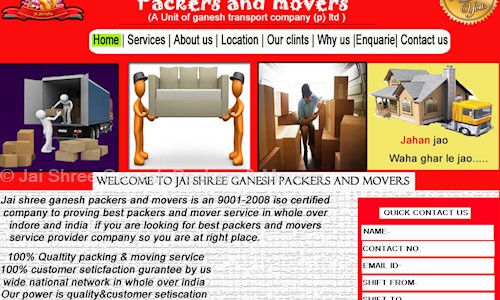 Jai Shree Ganesh Packers & Movers - Packers and Movers in Rishi Nagar, ujjain