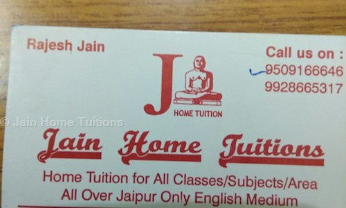 Jain Home Tuitions - School Tuitions in Malviya Nagar, Jaipur