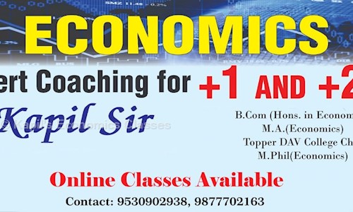 Kapil's Economics Classes - School Tuitions in Dakshin Marg, Chandigarh