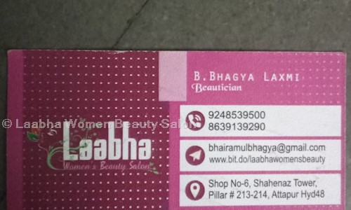 Laabha Women Beauty Salon - Job Training in Attapur, Hyderabad