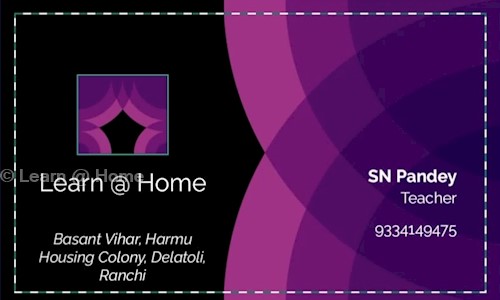 Learn @ Home  - School Tuitions in Harmu Housing Colony, Ranchi