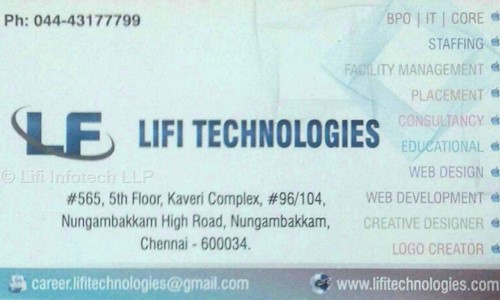 Lifi Infotech LLP - Placement Consultancies in Nungambakkam, Chennai