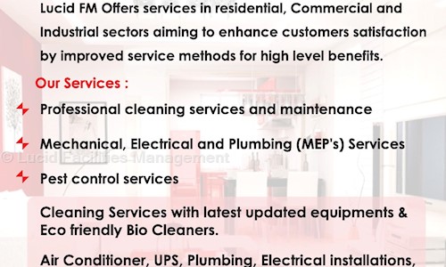 Lucid Facilities Management - Pest Control in Ramanathapuram, Coimbatore