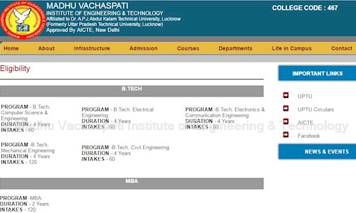Madhu Vachaspati Institute of Engineering & Technology - Colleges in Kaushambi Road, Allahabad