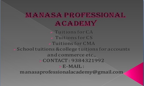 Manasa Professional Academy - School Tuitions in Uraiyoor, Trichy