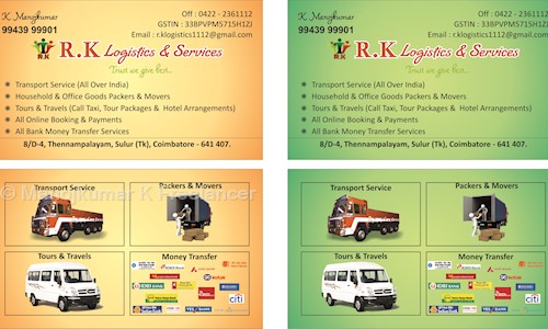Manojkumar K Freelancer - Packers and Movers in Sulur, Coimbatore