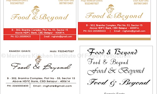 Mariners Kitchen - Job Training in C.B.D. Belapur, Mumbai