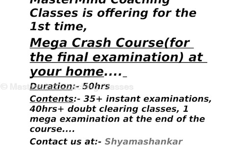 Mastermind Coaching Classes - School Tuitions in Old Town, Bhubaneswar