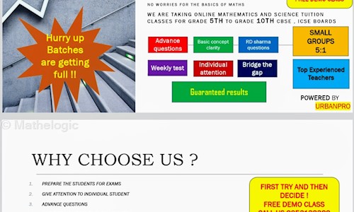 Mathelogic - School Tuitions in Kalkaji, Delhi
