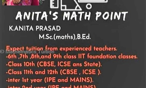 Anitaprasad Mathematics Tuition - School Tuitions in Kompally, Hyderabad