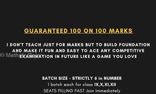 MathsbyRajan - School Tuitions in Sector 104, Noida