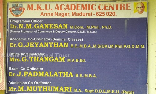 Merit Educational Trust - Distance Education in Anna Nagar, Madurai