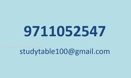 Mohit Kalra Tutor - School Tuitions in Tri Nagar, Delhi