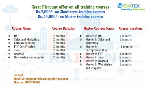 Montek Learning Solutions - Job Training in Dhankawadi, Pune