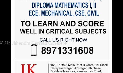 Mr Jithendra Sarwad Gosikere - School Tuitions in Raja Rajeshwari Nagar, Bangalore