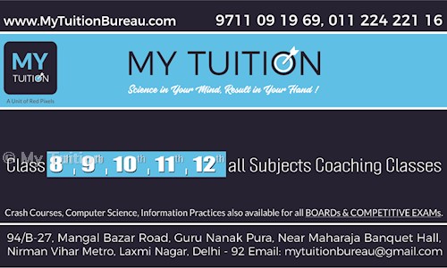 My Tution - School Tuitions in Laxmi Nagar, Delhi