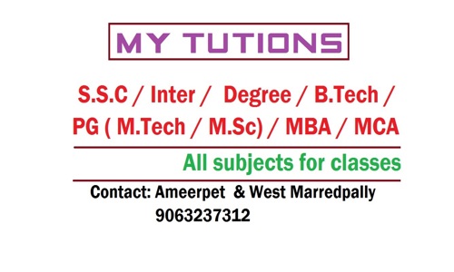 My Tutions - Job Training in Ameerpet, Hyderabad