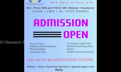 Newturn Classes - School Tuitions in Ranip, Ahmedabad