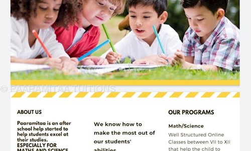 PAARAMITAA TUITIONS - School Tuitions in West Marredpally, Hyderabad