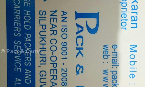 Pack & Carry - Packers and Movers in Silpukhuri, Guwahati