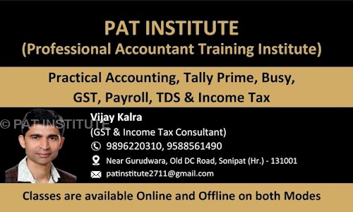 PAT INSTITUTE - Job Training in Model Town, Sonipat
