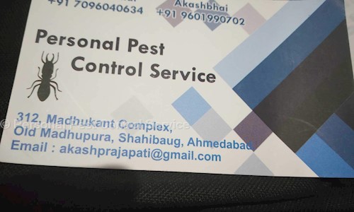 Personal Pest Control Service - Pest Control in Shahibaug, Ahmedabad