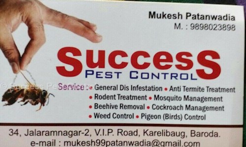 Success Pest Control - Pest Control in Karelibaug, Vadodara