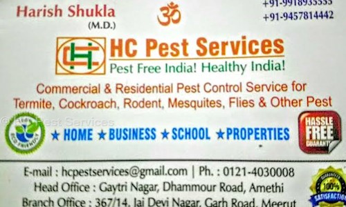 HC Pest Services - Pest Control in Meerut City, Meerut