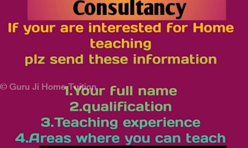 Guru Ji Home Tuition - School Tuitions in Gomti Nagar, Lucknow