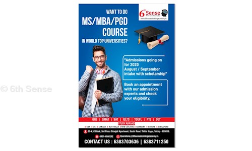 6th Sense Training Academy - Entrance Exam Coaching in Sasthiri Road, Trichy