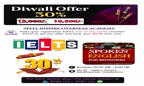 SPELL iNSPIRE OVERSEAS ACADEMY - Entrance Exam Coaching in Gandhipuram, Coimbatore