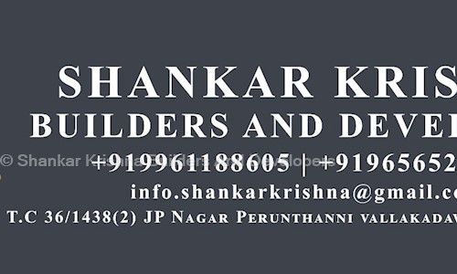 Shankar Krishna Builders And Developers - Interior Designers & Decorators in Vallakkadavu, Trivandrum