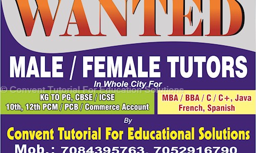 Convent Tutorial for Education Solutions - School Tuitions in Nirala Nagar, Lucknow