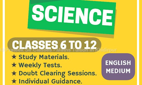 Prateek Sir Classes - Maths Tuition in Khidirpur - School Tuitions in Khidderpore, Kolkata