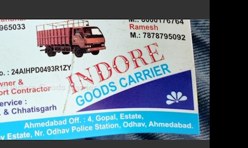 Indore Goods Carrier - Packers and Movers in Odhav, Ahmedabad
