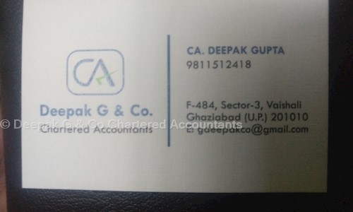 Deepak G & Co Chartered Accountants - Finance & Accounting tuitions in Vaishali Sector 3, Ghaziabad