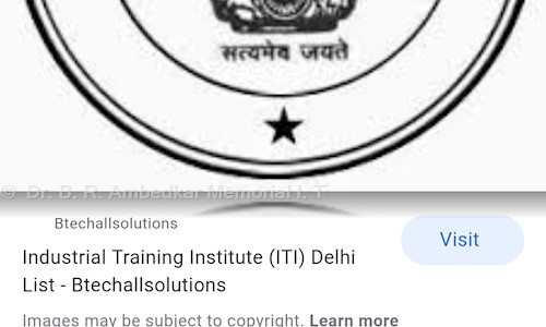 Dr. B. R. Ambedkar Memorial I. T. I - Job Training in Gollapudi, Vijayawada
