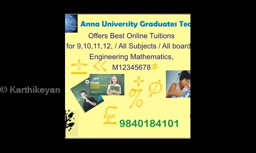 Karthikeyan - School Tuitions in Ambattur, Chennai