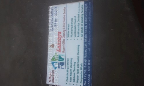 LAKSHIYA HOUSE CLEANING SERVICE AND PEST CONTROL - Pest Control in Thandalam, Chennai