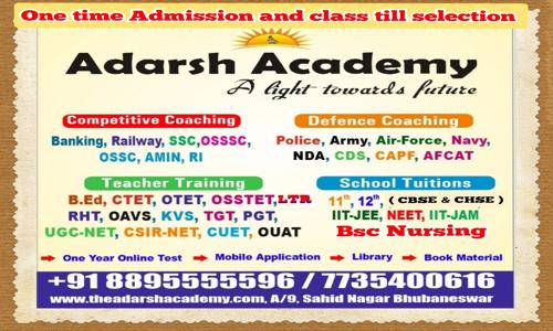 Adarsh Academy - School Tuitions in Saheed Nagar, Bhubaneswar