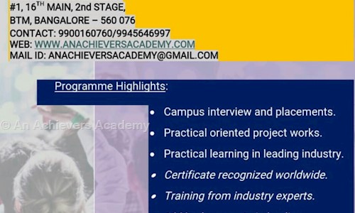 An Achievers Academy - Job Training in Jayanagar 9th Block, Bangalore