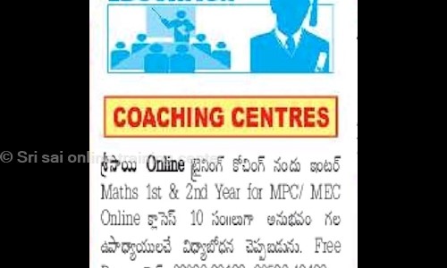Sri sai online training center - School Tuitions in Malkajgiri, Hyderabad