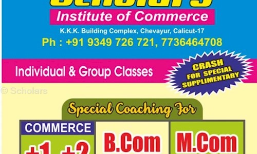 Scholars - School Tuitions in Chevayur, Calicut